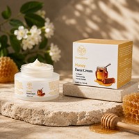 Crème hydratante pour le visage à l'extrait de miel fermenté, au collagène et à la niacinamide, nourrissante, hydratante, éclaircissante, raffermissante, réparatrice de la barrière cutanée