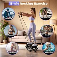 Appareil de fitness portable RS Indoor Step Rocker pour entraînement aérobie, équipement de fitness Rock Stepper, machine d'exercice à domicile