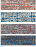 Moquette commerciale pour hôtel en PVC, découpe de moquette de luxe, carreaux de moquette modulaires amovibles pour bureau, moquette de sol 50x50