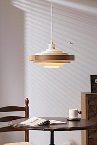 北欧现代天花板吊灯灯具单线木吊灯厨房岛餐桌床边餐厅 - Product Image 6