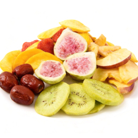Mélange de fruits lyophilisés en vrac à bon prix les plus vendus (fraise banane kiwi figue rouge datte pomme)