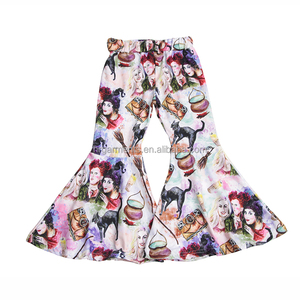 Combinaison à franges pour bébé fille, imprimé Halloween, en tissu doux, épaules dénudées, une pièce - Product Image 2