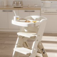 2025 hauteur réglable Portable en plastique bébé chaise haute enfants rehausseur salle à manger chaise haute pour la maison maternelle enfant en bas âge apprentissage