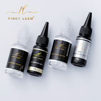 Pinky Leem Extension de cheveux naturels colle claire perruques de cheveux humains Curly Ice Glue Gel Extensions Kit d'outils d'extension de cheveux ensemble