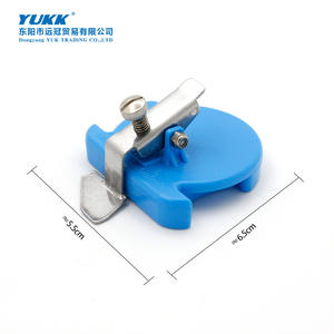 Nouvel outil multifonction amélioré en plastique pour machine à coudre, jauge magnétique ronde compacte pour positionnement des bords et anti-roulement - Product Image 2