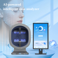 Station d'imagerie faciale intelligente, analyse multi-spectrale 3D, suivi avancé de l'hydratation des pores, machine de beauté