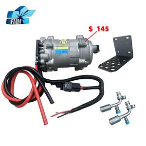 Pièces automobiles, climatisation électrique universelle pour Nissan Serena, Benz W210, Toyota Yaris, kit de compresseur 12v, pièce de rechange pour climatisation automobile - Product Image 2