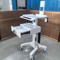 Carrito de Almacenamiento para Escáner Dental, Carrito Auxiliar con Ruedas, Carrito Médico Dental Portátil, Carrito para Clínica Dental, Instrumento de Belleza