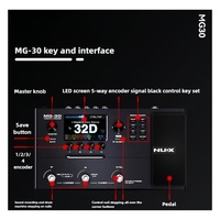 Pédale d'Effets de Guitare Numérique Tout-en-un Jelo NUX MG-30 avec Logo Personnalisé, Multi-Effets pour Basse, Pièces et Accessoires d'Instruments à Cordes