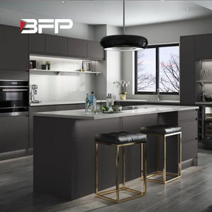 BFP servizio di personalizzazione di tutta la casa in stile moderno pannello di particelle armadio da cucina di lusso minimalista cucina arredamento - Product Image 2