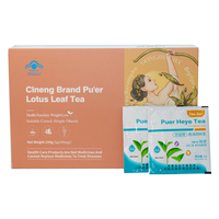 Chinese Gezondheid Voedsel Cineng Merk Pu'er Lotusblad Slanke Thee Voor Gewichtsverlies Detox Biologische Afslanken Thee