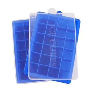 Bac à glaçons en silicone de qualité alimentaire, moule à glace flexible à démoulage facile, bac à glaçons rectangulaire pour cocktails et boissons - Product Image 6