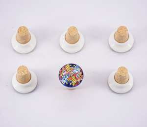 Tappo per Vino in Legno con Stampa a Sublimazione Riutilizzabile Ecologico Durevole Facile da Usare Souvenir Regalo - Product Image 2