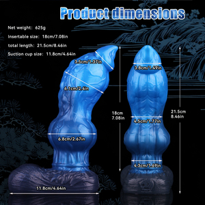 YOCY realista perro nudo fantasía consolador mujeres doble capa silicona fuerte ventosa Anal enchufe masturbación juguete sexual al por mayor - Product Image 4
