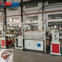 Équipement d'occasion pour la production de panneaux muraux en SPC, ligne d'extrusion de profilés WPC