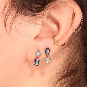 Anting-anting batu Zircon perhiasan Pastille biru <span class=keywords><strong>Topaz</strong></span> - Product Image 4