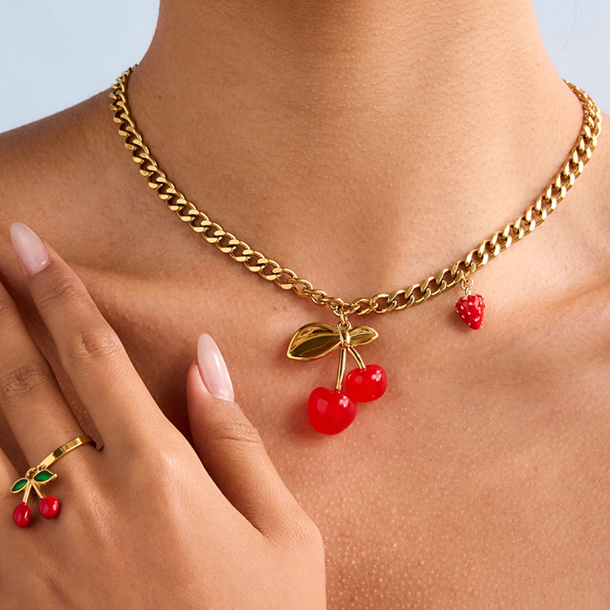 stainless steel collar choker