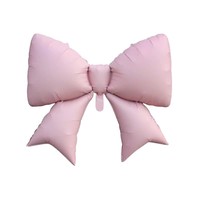 Ballons en aluminium bleu ciel en forme de cœur et nœud papillon, ballons à l'hélium pour la Saint-Valentin et les fournitures de fête de mariage
