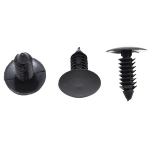 Rivets en plastique noir 388577S, attaches automobiles pour la réparation et le remplacement de la carrosserie, clips de fixation en nylon. - Product Image 3