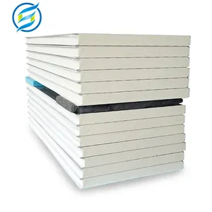 50mm 100mm 200mm polyurethane insulation panel cold room panel pu sandwich panel