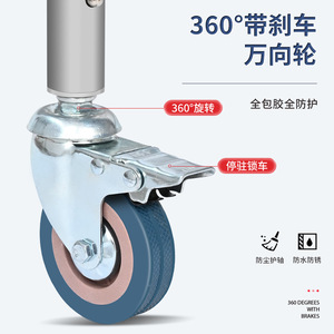 Kangshile <b>Commode</b> <b>Chair</b> With Wheels Portable Foldable For Elderly Disabled Indoor Use - Product Image 5