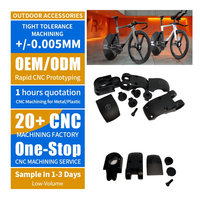 Pièces de vélo usinées CNC sur mesure en usine, 3, 4 et 5 axes, accessoires de vélo en aluminium, prototype rapide, service OEM