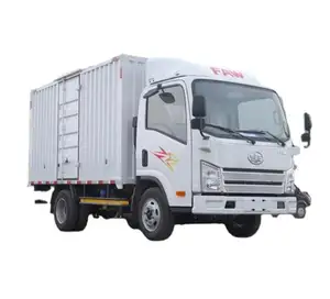 Cargo Truck China Direkt lieferant Linkslenker 4x2 6 Räder 4 Tonnen Einzel kabine Mini Cargo Box Van Food Truck