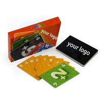 Jeu de société familial 2026, jeu de cartes personnalisé pour couples, jeu de cartes mathématiques pour enfants