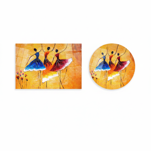 Elegante Arte de Pared de Vidrio Templado con Bailarinas: Impresión en Lienzo de Bailarinas Modernas, ARTE EN VIDRIO TEMPERADO - Product Image 2