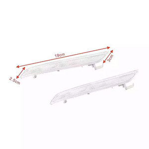Feux de signalisation pour pare-chocs avant BMW X5 X6 E70 E71, fixation par clip, revêtement en caoutchouc plastique - Product Image 4