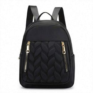 Free Sample 2023 custom logo european cute cheap mini nylon <b>ladies</b> travel waterproof <b>backpack</b> for girls - Product Image 3