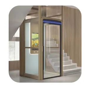 ホームヴィラエレベーターフォワード3フロアホットセール製造価格小型ホームエレベーターリフトカスタマイズされたヴィラエレベーター