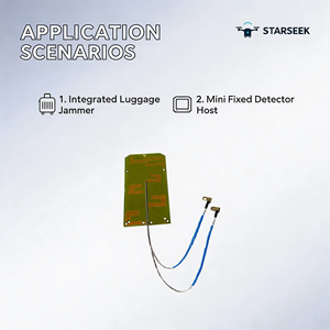 Antenne directionnelle mini PCB Starseek intégrée pour pistolet anti-drone portable et de sac à dos - Product Image 1