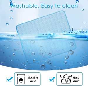 Hunde-Kühlmatte Sommer-Kühlbett Langlebiges Polyester Bedruckt Einfaches Design Waschbar mit Bändern - Product Image 3