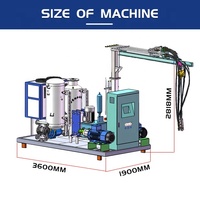 Machine d'injection de mousse de polyuréthane pour accoudoirs de sièges de bureau FLT au Maroc, ensemble complet d'équipements de moussage haute pression