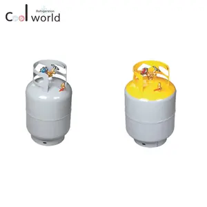 Cilindro de recuperación de gas refrigerante con válvula de seguridad, 30lb, 50lb, R410A