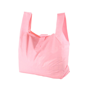 Sac de courses en plastique imprimé sur mesure avec poignées, pour la vente au détail, l'épicerie, les plats à emporter, emballage personnalisé OEM ODM - Product Image 2