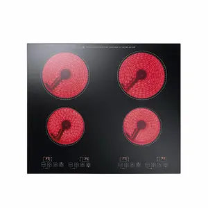 LED Display Four Furnaces Induction Cooker