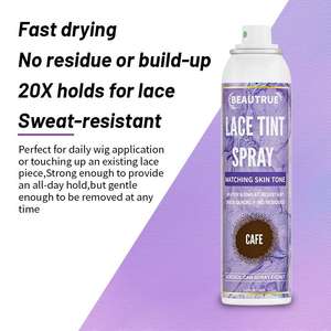 <span class=keywords><strong>Spray</strong></span> teinté pour dentelle de <span class=keywords><strong>cheveux</strong></span> de marque privée <span class=keywords><strong>spray</strong></span> teinté pour dentelle de couleur marron clair moyen foncé pour perruques - Product Image 2