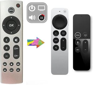 Télécommande universelle de remplacement compatible avec <span class=keywords><strong>Apple</strong></span> <span class=keywords><strong>TV</strong></span> 4K/ Gen 1 2 <span class=keywords><strong>3</strong></span> 4/ <span class=keywords><strong>HD</strong></span> A2843 A2737 A2169 A1842 A1625 A1427 A1469 A1378 A1218 - Product Image 4