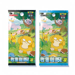 Fournisseur en gros de cartes de jeu de table Pokemoned 151 Vol.2 Hope, version chinoise simplifiée, booster pack, cartes à jouer, impression couleur intégrale - Product Image 2