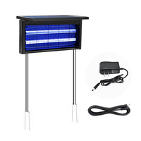 Lampe Solaire Anti-Moustiques Étanche IP65 pour Usage Domestique Piège à Insectes pour Ferme Avicole Jardin Camping