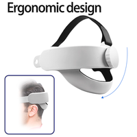 Sangle de protection VR réglable améliorée K3 pour Quest 2 avec installation facile, en ABS+PC, poids réduit