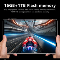 Tablette Android éducative Pro 14 12 pouces double SIM, processeur MTK, 16 Go + 1 To de stockage, fonction d'appel téléphonique, divertissement, PC - Tout neuf