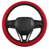 Housse de volant de voiture universelle en soie glacée élastique respirante antidérapante, absorbant la transpiration, pour toutes les saisons, 15 pouces, vente en gros usine