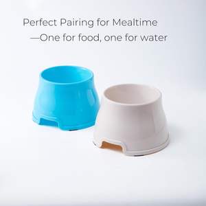 Mangkuk anjing bertelinga panjang, peralatan makan hewan peliharaan mangkuk anjing antiselip kaki tinggi makanan antikotor mangkuk anjing panjang - Product Image 2