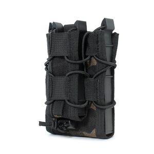 Bolsa Táctica de Nailon MOLLE para Accesorios, Portacargadores Doble de Liberación Rápida, Impermeable, para Entusiastas, Accesorios y Repuestos - Product Image 5