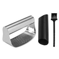 Handheld Roestvrijstalen Knoflookpers & Handmatige Flesopener Keukengereedschap Groente-En Fruitsnijder Voor Gebruik