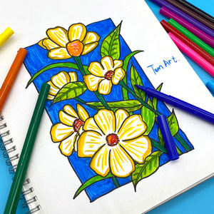 Logo kustom pabrik murah 12 warna pena cat air tidak beracun set spidol warna air sekolah dapat dicuci untuk menggambar anak-anak - Product Image 6