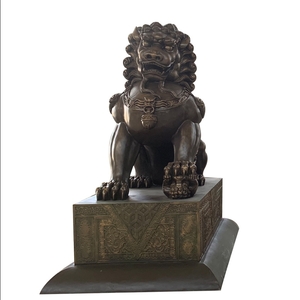 Grande scultura di ornamento all'aperto <span class=keywords><strong>statua</strong></span> cinese della scultura del leone della scultura del <span class=keywords><strong>cane</strong></span> della vetroresina Foo - Product Image 6